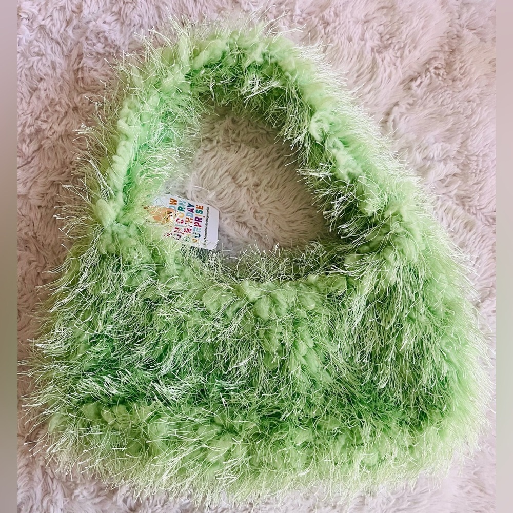 NWT KATY BAG RAINBOW UNICORN BIRTHDAY SURPRISE Green